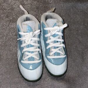Nike Little Posite White Aura Worn Blue size 10c